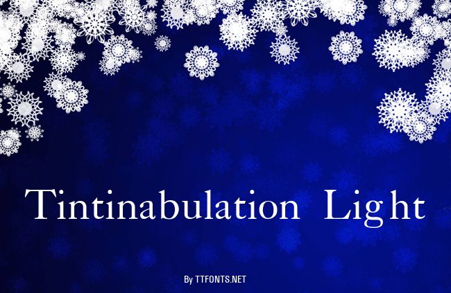 Tintinabulation Light example